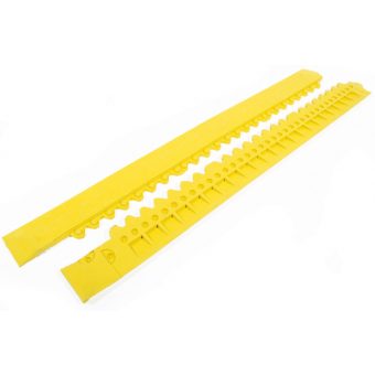 Žlutá gumová náběhová hrana samec pro rohože Fatigue - 100 x 7,5 cm"""""""