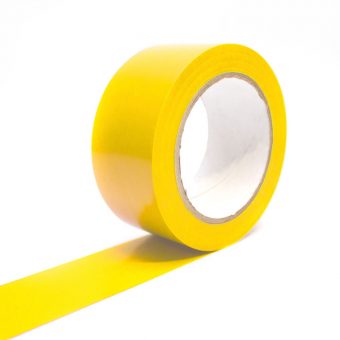 Žlutá vyznačovací podlahová páska Standard - 33 m x 5 cm