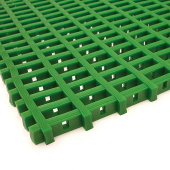 Zelená olejivzdorná protiskluzová průmyslová univerzální rohož - 500 x 120 x 1,2 cm