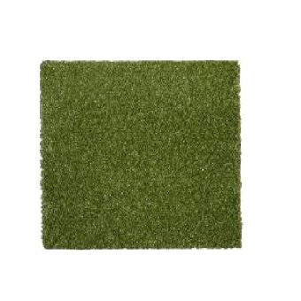 Gumová dlaždice (V25/R15) s umělou trávou - délka 50 cm, šířka 50 cm a výška 2,5 cm