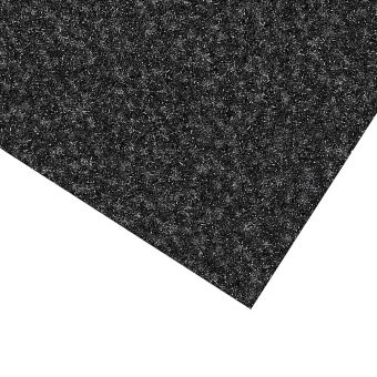 Černá kobercová vnitřní čistící zóna Valeria - 200 x 200 x 0,9 cm
