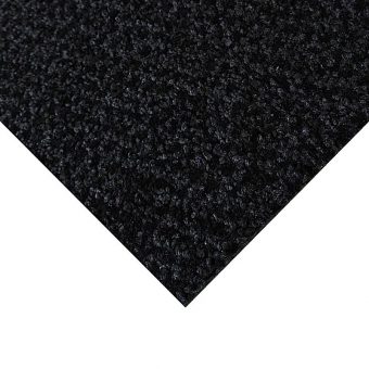 Černá kobercová vnitřní čistící zóna Alanis - 50 x 100 x 0,75 cm