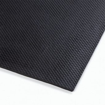 Černá gumová extra odolná průmyslová rohož Slabmat - 182 x 122 x 1,27 cm