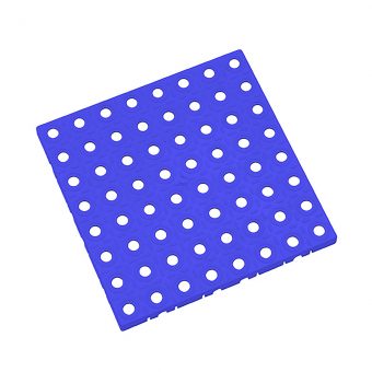 Modrá plastová modulární dlaždice AT-HRD, AvaTile- 25 x 25 x 1,6 cm