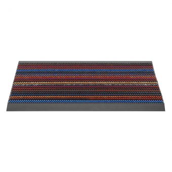 Různobarevná venkovní čistící kartáčová rohož Outline - 50 x 80 x 2,2 cm