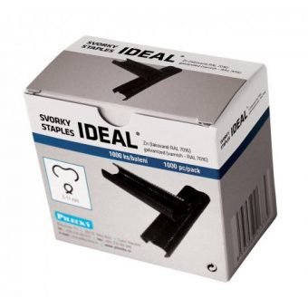 Svorky IDEAL Zn + PVC 1000ks/bal, RAL 7016