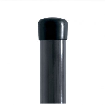 Sloupek kulatý IDEAL Zn + PVC 2400/48/1,5mm RAL 7016, bez příchytky napínacího drátu