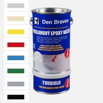 Podlahový epoxy nátěr, Černá RAL 9005