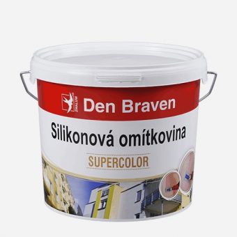 Silikonová omítkovina drásaná (rýhovaná), zrno 1,5 mm