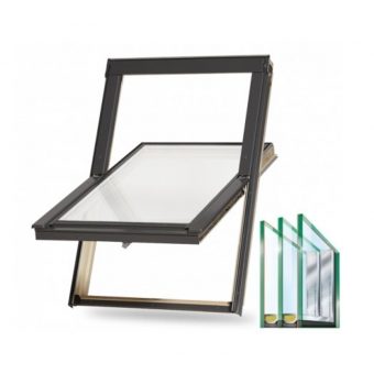 Střešní okno RoofLITE+ TRIO PINE - 55x78