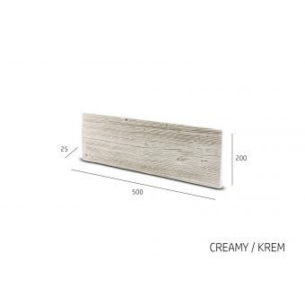 Obkladový kámen WOKAM dřevěný dekor krémová 500x200x25 mm Beton balení 0,6m2