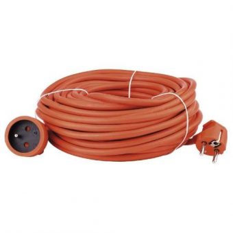Kabel prodlužovací, 30m / 250V, oranžová