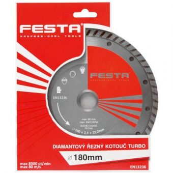 Kotouč diamantový turbo ? 150 x 22,2 mm, FESTA