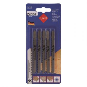 Pilka přímočará HCS, 5 ks, 75/1,45 mm, 31225
