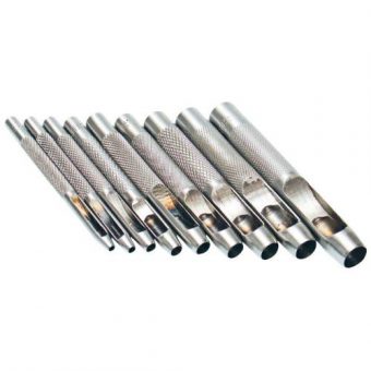 Děrovače, SET 15 ks, ? 2 - 22 mm