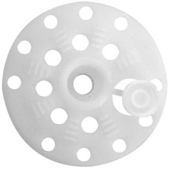 Talířek izolační plastový s krytkou TTP, ? 60 mm, 100 ks
