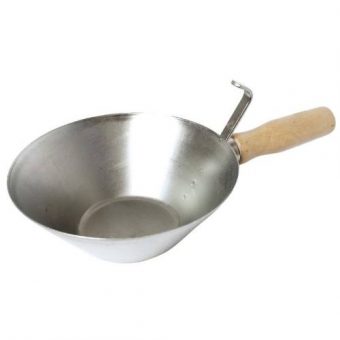 Naběračka pozinkovaná s ručkou, ? 180 mm