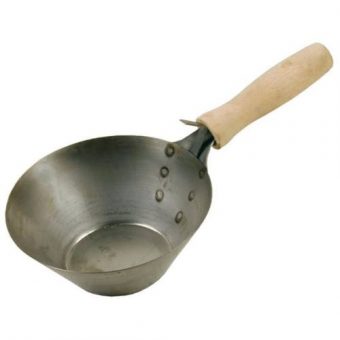 Naběračka ocel s ručkou, ? 180 mm