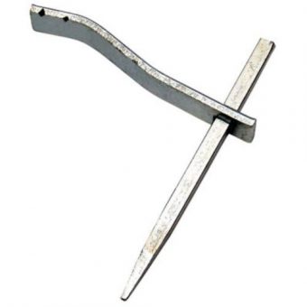 Skoba zednická čtyřhran, 140 mm, pozinkovaná