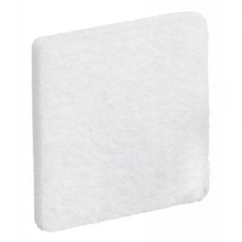 Podložky filcové 30 x 30 mm, samolepící, bílé, 32 ks