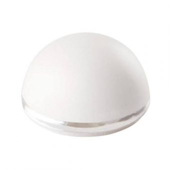 Zarážka dveřní, ? 22 mm, bílá, 2 ks