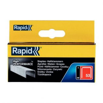 Spony High Performance, 53/10 mm, 2500 ks, krabička, RAPID