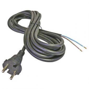 Šňůra flexo gumová, 2 x 1,50 mm?, H05RR-F, 5 m