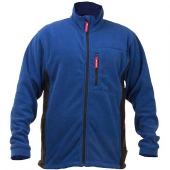 Bunda flísová, modrá, vel. 2XL, LAHTI PRO