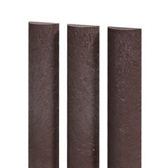 TRANSFORM Plastová plotovka 79x35, 1,0 m, půlkruhová, H