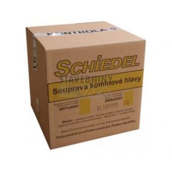 SCHIEDEL Souprava komínové hlavy 14 cm - pro prefabrikovanou krycí desku