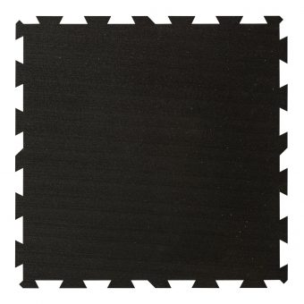 Černá gumová modulová puzzle dlažba (střed) FLOMA IceFlo SF1100 - 100 x 100 x 1,6 cm