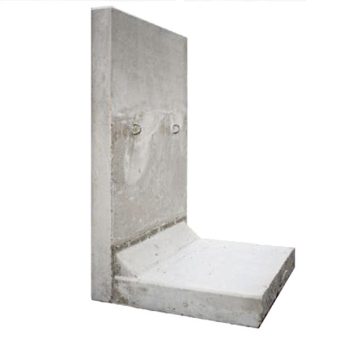 Opěrná zeď typ "L" bez výztuže - 100x50x8 cm