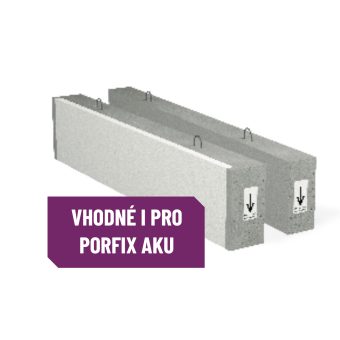 NOSNÉ PŘEKLADY PORFIX - 1500x250x75