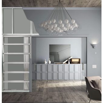 ECLISSE CLASSIC LUCE dvoukřídlé do SDK elektro 1 kapsa 100+100x210 cm