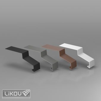 LIKOV BB-S bílá/spojka balkonových lišt