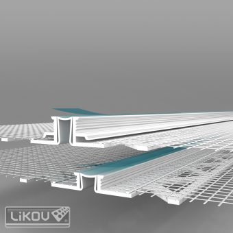 LIKOV LD-LI PVC 06/2500/VERTEX/lišta dilatační univerzální 2D