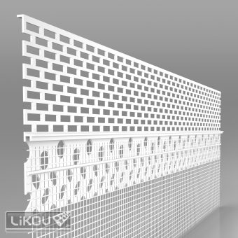 LIKOV LX-DB 06/2500/VERTEX/lišta ukončovací odvětrávací 6mm