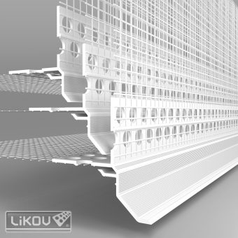 LIKOV LTNU 06/2500/VERTEX/lišta s nepřiznanou okapnicí