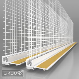 LIKOV LS-VHL 06/1400/VERTEX/lišta okenní začišťovací 6mm s lamelou