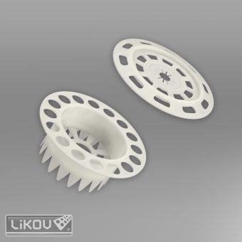 LIKOV ZT 100/přídavný rozšiřujicí talíř pro zápustnou montáž Bravoll