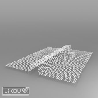 LIKOV LBP-U 240/2000/lišta bosážní tkaninová U