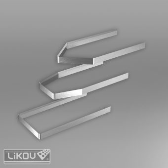 LIKOV LBP-HKU řezací čepel profil-U/pro tkaninovou bosážní lištu LBP-U