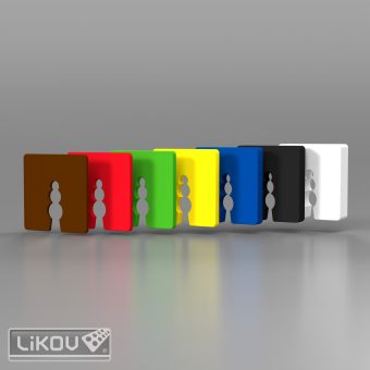 LIKOV Vymezovací podložka pod soklové profily 15mm