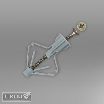 LIKOV GKW 10/12 rozevírací hmoždinka s vrutem