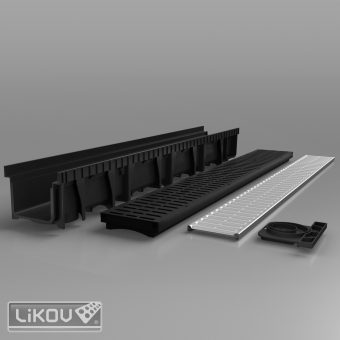 LIKOV LikoDrain WDR-Z 13x5,0/1,0m žlab