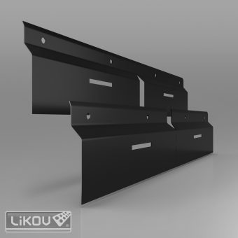 LIKOV Ukončovací lišta Al koutová pro NOP 08/250x250/antracit/provětrávací/2 ks v kartonu