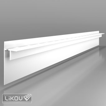 LIKOV Ukončovací lišta PVC pro NOP 08/2000/provětrávací/do vnitřních prostor