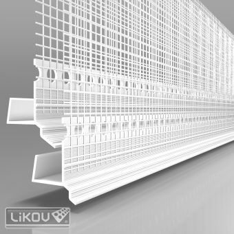 LIKOV LE-N 10/12,5/2500/VERTEX/lišta ukončovací s nepřiznanou okapnicí