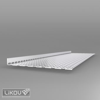 LIKOV LU-L 08/080x10/2500/lišta uzavírací horní větrací