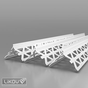 LIKOV P-H PVC 14/43x43/2500/roh ostrý/lišta rohová